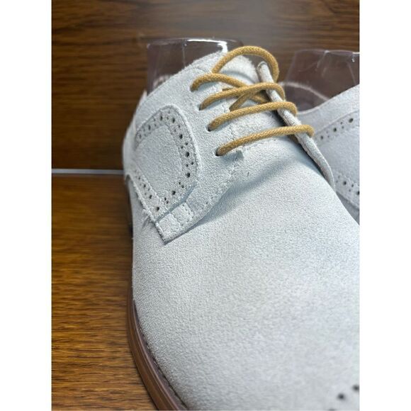 Men’s Size 8 STACY ADAMS Parker, Beige Suede Shoes, BRAND NEW, main image 9